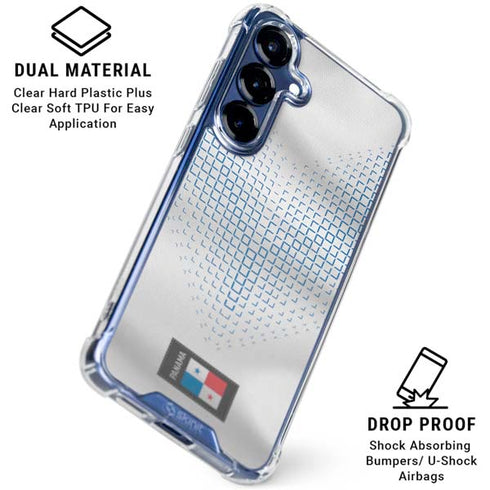 Panama Soccer Flag Galaxy S25 Clear Case